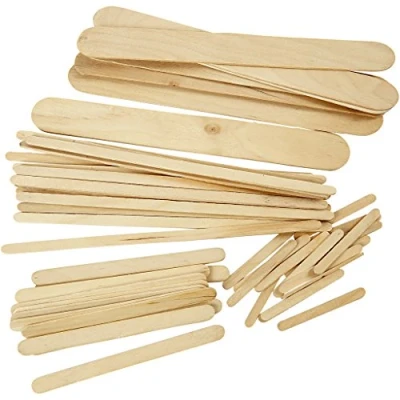 Afbeelding van IJsstokjes, l: 5,5 20 cm, b: 6 25 mm, 4250 stuks, berkehout