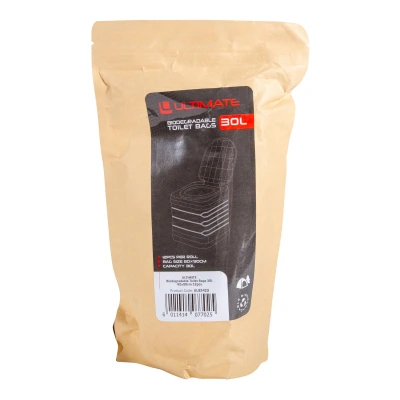 Afbeelding van Ultimate Biodegradable Toilet Bags 30L (12 Stuks) Kampeerspullen