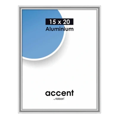 Afbeelding van Nielsen Fotolijst 51323 Accent Glanzend Zilver 15x20 cm