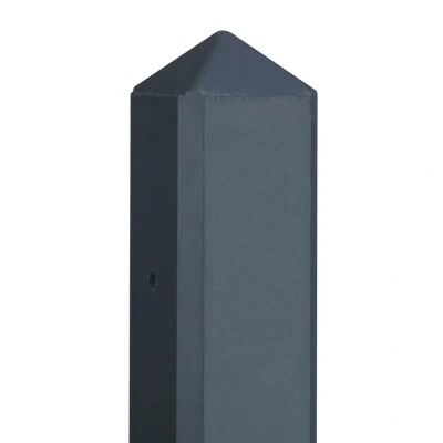 Afbeelding van Schutting betonpaal Glad Premium antraciet gecoat 10x10 cm 280 Tussenpaal Tuingigant