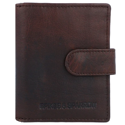 Afbeelding van Spikes &amp; Sparrow Portemonnee, Heren, Maat: One Size, Darkbrown