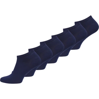 Afbeelding van 6 paar Bamboe sneakersokken Naadloos Zachte sokken Antibacterieel Marineblauw Maat 43 46