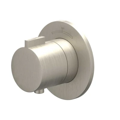 Afbeelding van IVY Pact afbouwdeel inbouwthermostaat symmetry Geborsteld Nikkel PVD