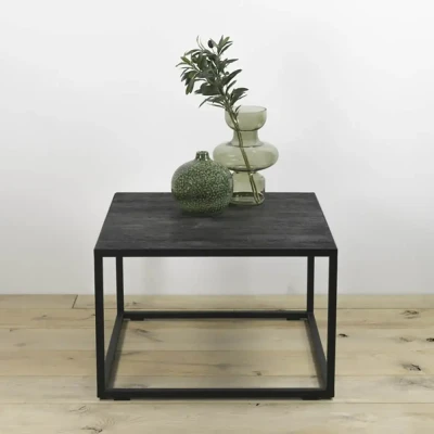 Afbeelding van Spinder Design bijzettafel Daniël 60x60 zwart