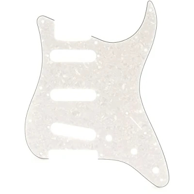 Afbeelding van Fender Modern Style Pickguard Strat wit Pearl 4 Ply 11 Hole