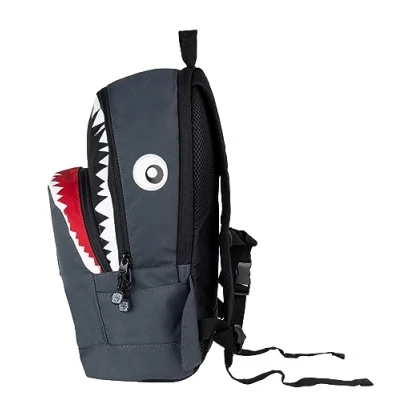 Afbeelding van Pick &amp; Pack Shark Shape Backpack M anthracite