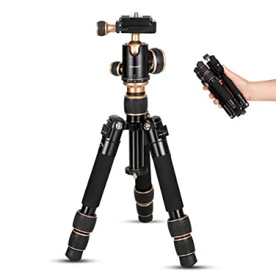 Afbeelding van Koolehaoda Draagbaar mini statief, in hoogte verstelbaar 8 20 inch, compact macro tafelstatief met draagtas, gewicht slechts 0,68 kg
