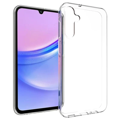 Afbeelding van Samsung Galaxy A15 (4G) Hoesje Siliconen en TPU (zacht) Accezz Backcover/Softcase Transparant Telefoonhoesje