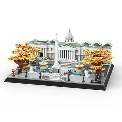 Afbeelding van Architectuurmodel om te bouwen met bouwstenen. Trafalgar Square, Londen.