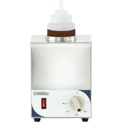 Afbeelding van Casselin® Professionele Sauswarmer Sauzen Warmer Chocolade Flessen 1 x Liter