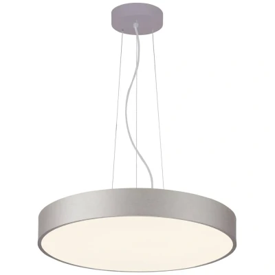 Afbeelding van Deko Light Menkar LED hanglamp, zilverkleurig, Ø 60 cm, CCT, omhoog/omlaag