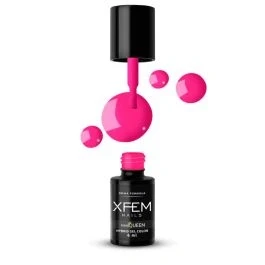Afbeelding van XFEM Roze UV/LED Hybrid Gellak 6ml. #064 Glanzend Gel nagellak