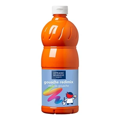 Afbeelding van L&amp;B Plakkaatverf Redimix Brilliant Orange 1L