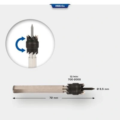 Afbeelding van Brilliant Tools BT516001 Laspuntboorfrees