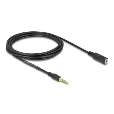 Afbeelding van Delock Verlängerungskabel Klinke 3,5 mm 5 Pin Stecker zu Buchse 3 m s