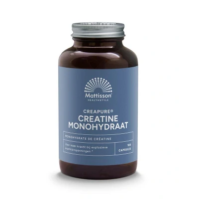 Afbeelding van Mattisson Creatine Monohydraat Creapure 180vc