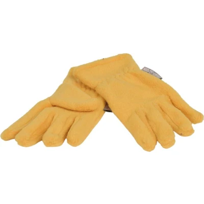 Afbeelding van P&amp;T Handschoenen Kinderen Micro Fleece Oker 7 8j