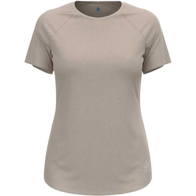 Afbeelding van Odlo Crew Active 365 T shirt Met Korte Mouwen Beige XS Vrouw
