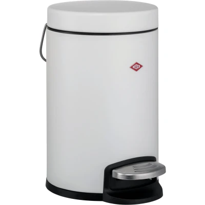 Afbeelding van WESCO® Cosmetische emmer 3 Liter wit mat Pedaal Prullenbak
