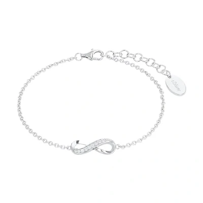 Afbeelding van s.Oliver Armband silvercoloured, Dames, Maat: One Size, Silver coloured