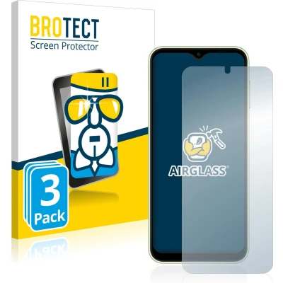 Afbeelding van BROTECT Screenprotector voor Samsung Galaxy A14 5G Folie Beschermfolie Beschermglas transparant (3 Stuks)