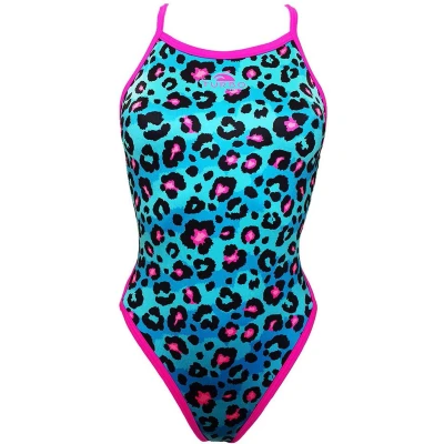 Afbeelding van Turbo Animal Zwempak Blauw 4XL Vrouw