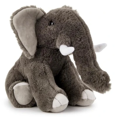 Afbeelding van Zappi Co Emma de Afrikaanse olifant knuffel (22 cm) zachte reus zacht, knuffelig, 100% gerecycled Majestueuze savanne vriend