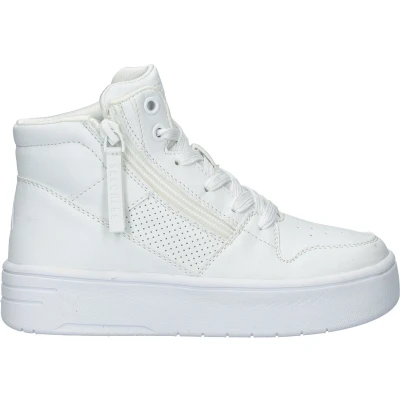 Afbeelding van Skechers Court Sneakers hoog voor kinderen, Maat: 31, Wit Hoogwaardig imitatieleer