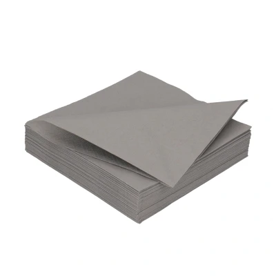 Afbeelding van DiDi Tissue servet 33cm 2 laags graniet grijs