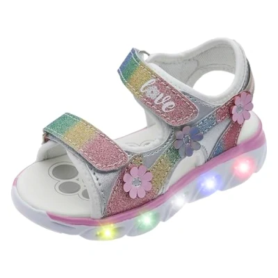 Afbeelding van Chicco Lichtsandaal met dubbele klittenbandsluiting, 30 EU, Meerkleurig., EU
