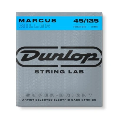 Afbeelding van Dunlop Marcus Miller Super Bright Bass Strings 5 string Set Snarenset voor basgitaar