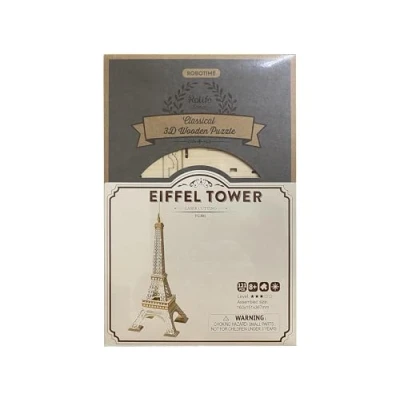 Afbeelding van Robotime 3d puzzel Eiffeltoren 23 Cm Hout Naturel 122 delig