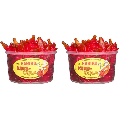 Afbeelding van Haribo Kersen/Cola silo 150 stuks 2 Pack