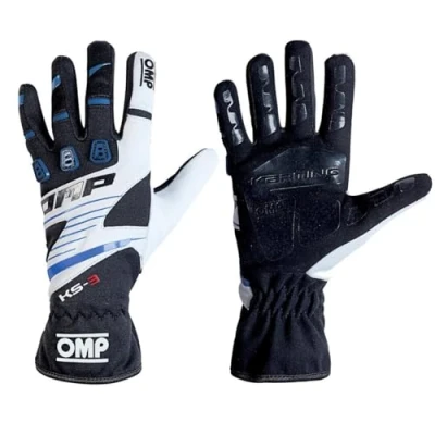 Afbeelding van Kartinghandschoenen OMP KS 3 Blauw Wit Zwart L