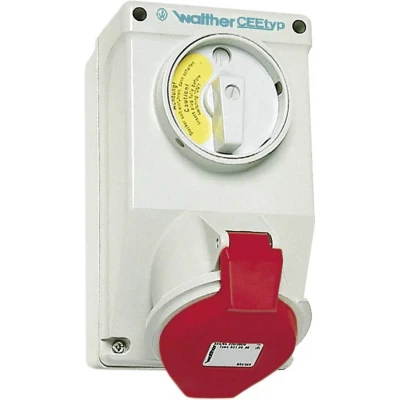 Afbeelding van Walther Werke AT110 CEE wandcontactdoos 16 A 5 polig 400 V 1 stuk(s)