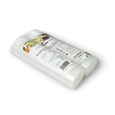 Afbeelding van Wimex Vacuüm Voedingssealer rollen en zakken BPA vrij Sous vide Compatibel met elke vacuümmachine (2 rollen, 20 x 600 cm)