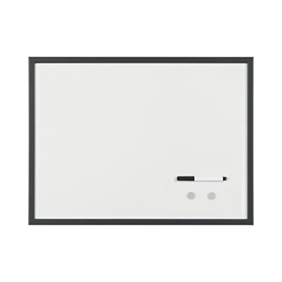Afbeelding van Bi Office MM03001161 droog afwisbaar magneetbord, MDF frame, gelakt staal, 60 x 40 cm, zwart