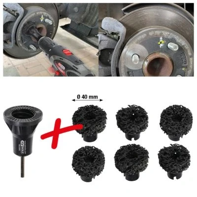 Afbeelding van KS Tools 100.5085 naafschuurset, diameter 40 mm, 7 delig