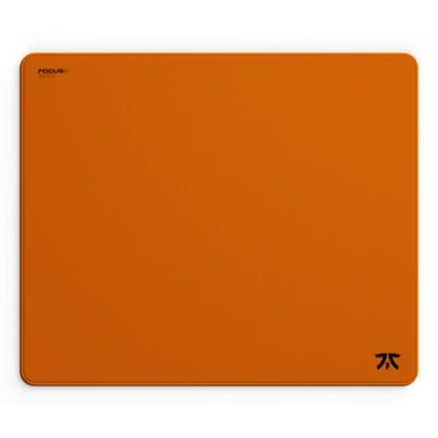 Afbeelding van Fnatic MAX Focus 3 L Pro Gaming Mouse Mat, Zonsopgang Oranje Gladde Doek Controle Oppervlak Waterbestendig, voor Esports met Antislip Poron Foam Base en MicroKnitched Stitched Edges (Afmeting 480 x