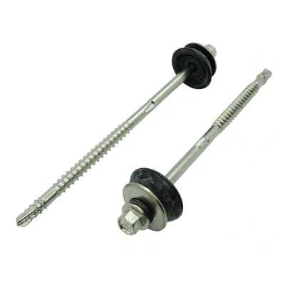 Afbeelding van Golfplaatschroeven 6,5x170 RVS A2 ring 22mm 100 stuks