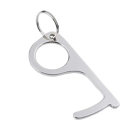 Afbeelding van Hygiënische sleutel, deuropener/deursluiter, contactloos open de deuren en druk op knoppen (sensor, telefoon enz.). Houd handen schoon (sleutelhanger inbegrepen).