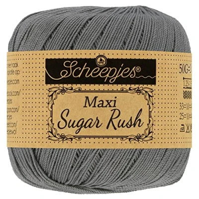 Afbeelding van Scheepjes 242 Metaal Grijs Maxi Sugar Rush Garen 1x50g