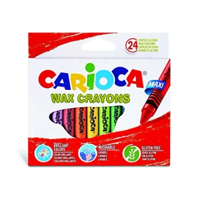 Afbeelding van Carioca Maxi waskrijt 24 pcs
