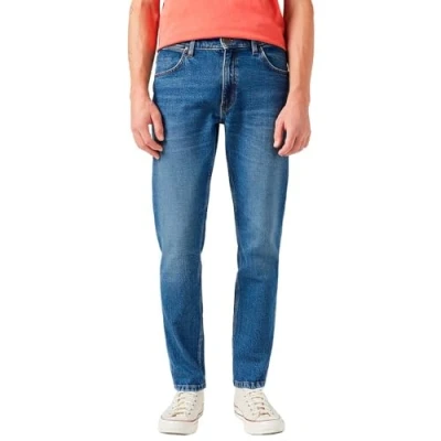 Afbeelding van Wrangler River Straight leg jeans, Heren, Maat: 38x34, Seeing double