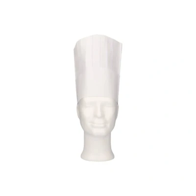 Afbeelding van Koksmutsen CMT Koksmuts Classic Papier met Kroon en Zweetband 25cm