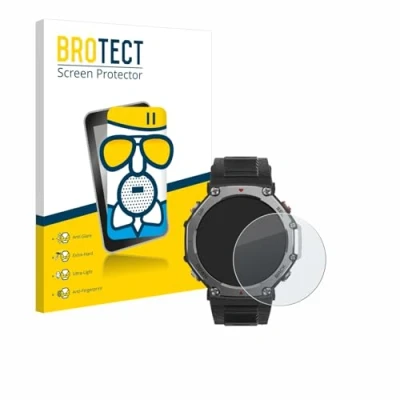 Afbeelding van BROTECT Antireflecterende Glas Screen Protector Mat voor Huami Amazfit T Rex 3 Schermbeschermer [Beschermglas Folie niet Gehard Glas]