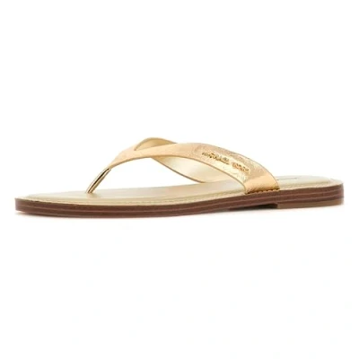 Afbeelding van Michael Kors KOKO Teensandalen, Dames, Maat: 36.5, Pale gold Leer