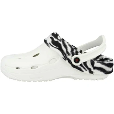 Afbeelding van Chung Shi Unisex Dux Winter, Klompen, Wit/Zebra, 44 45 EU