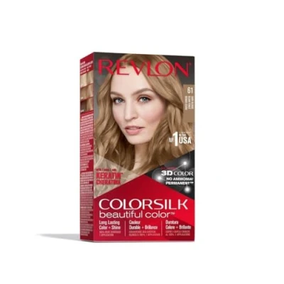 Afbeelding van Revlon Colorsilk Haarverf Parmanent Dark Blonde 61