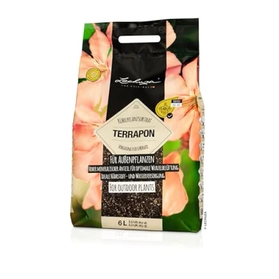 Afbeelding van LECHUZA TERRAPON 6 liter Hoogwaardig plantensubstraat combineert humus met minerale componenten Voorbemest voor tot 8 maanden ALTIJD BETER DAN AARDE!